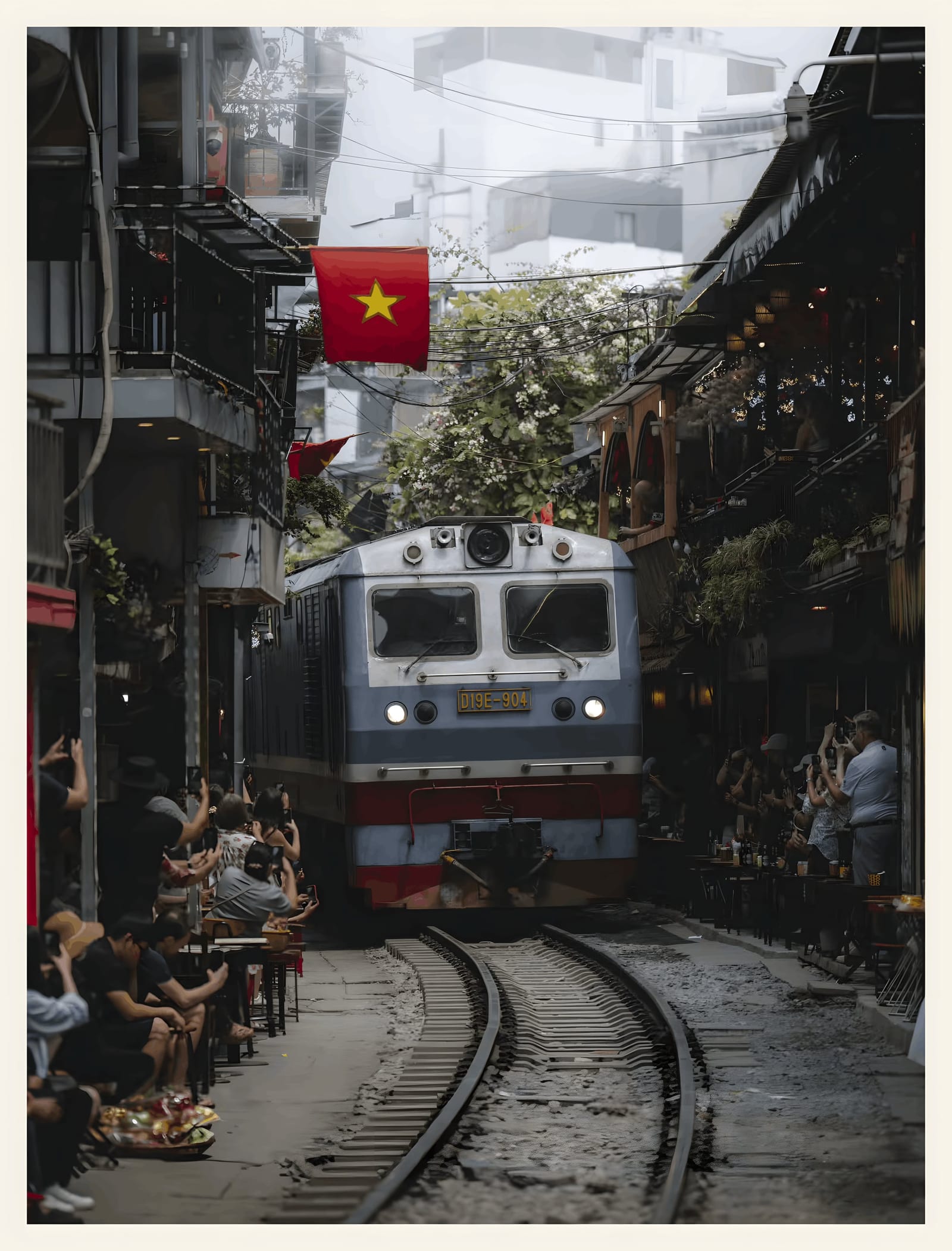 The Street Where the Train Runs Between the Kitchen Tables