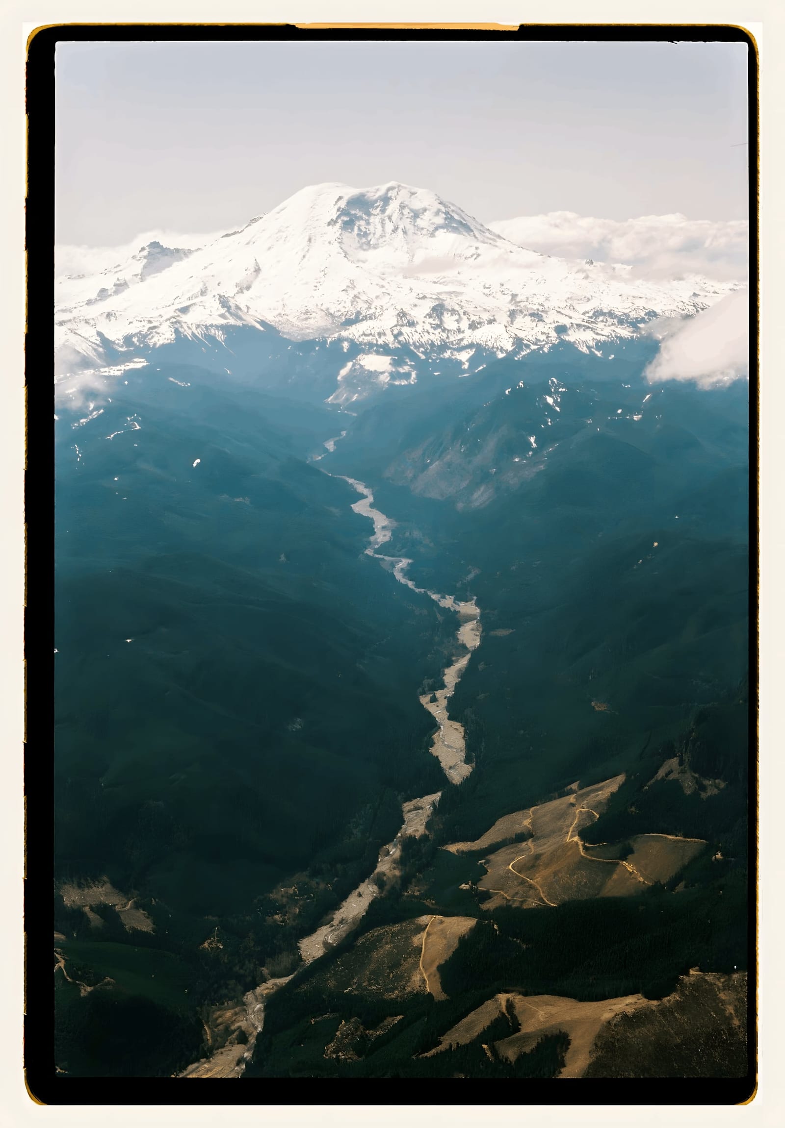 River Valley Below the Peak